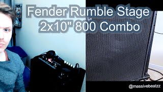 Video thumbnail for Fender Rumble Stage 800 Combo - Play Through by massivebeatzz