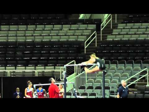 Bridget Sloan - Uneven Bars - 2012 U.S. Olympic Trials Podium Training