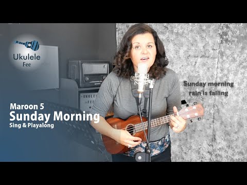 Sunday Morning - Maroon 5 II Ukulelefee Sing & Playalong with Loopy HD