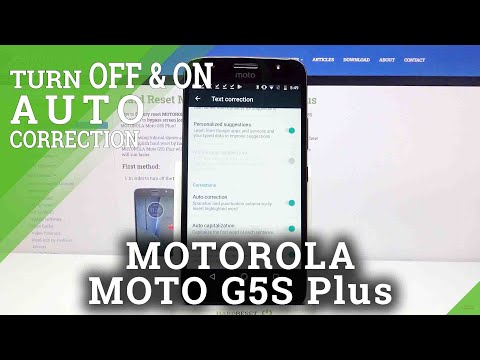 How to Activate Auto Correction Function in Motorola Moto G5S Plus – Enable Predictive Text