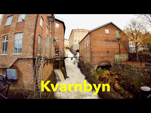 Historic industrial area Kvarnbyn in Mölndal, Sweden