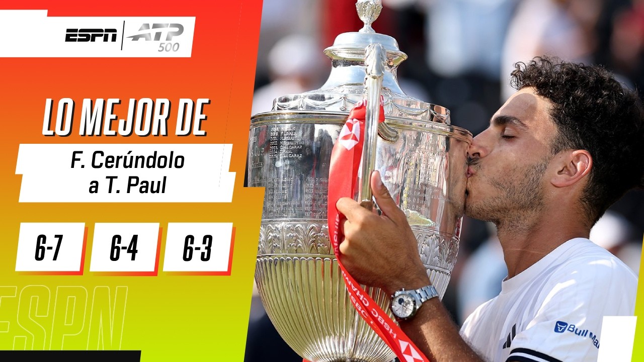 FRAN CERÚNDOLO GANÓ SU PRIMER ATP 500 Y CELEBRÓ EN LONDRES CON EMOCIÓN | RESUMEN