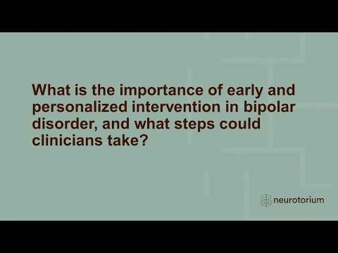 The Importance of Early and Personalized Intervention in Bipolar Disorder