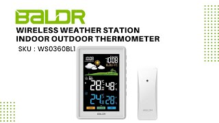 BALDR Atomic Wireless Weather Station (White)