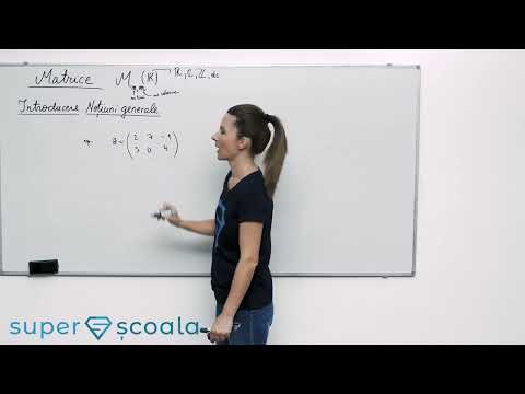 Clasa a XI-a - Matrice - Introducere - Noțiuni generale