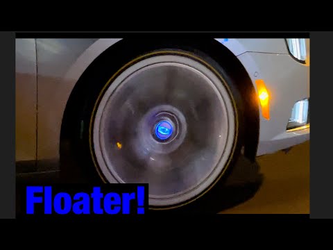 NASTY Cadillac LED Center Caps!!! (Floaters) Unboxing / Roller Vid