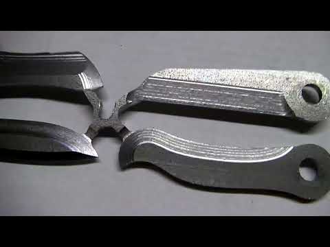 Knifemaking Tuesdays Week 01 - designing and machining the first test blades