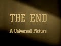 The End A Universal Picture 1943 Remake