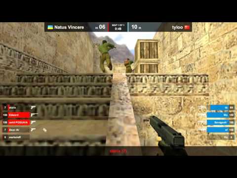 Na`Vi vs tyloo @de_dust2