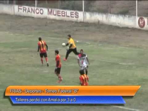 13   Frias   Deportes   Federal B   Talleres 0 Amalia 3