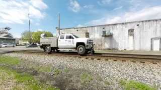 preview picture of video 'CSX Hi Rail Truck'