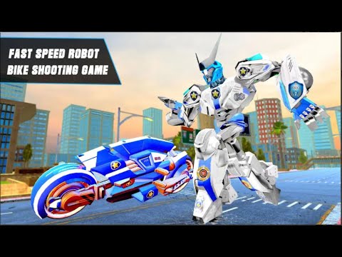 Grand Police Bike Robot Transforming Robot Superhero Games Police Spaceship Bike Robot Game
