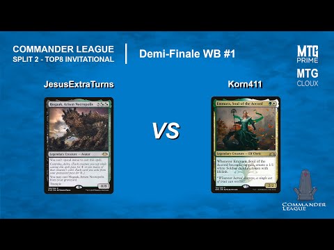 Magic Duel Commander League TOP8 Invitational - Hoggak vs Emmara - Demi-Finale Winner Bracket #1