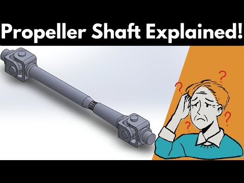 Part of a video titled What Is a Propeller Shaft? Design and Types Explained - YouTube