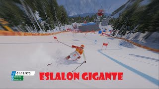 Steep (Español). Asia. Juegos Olímpicos de Invierno. ESLALON GIGANTE (Dificultad Difícil)