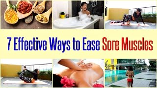 7 Effective Ways to Ease Sore Muscles (DOMS)