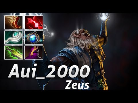 Aui_2000 Pro Zeus Mid Rank MMR - Dota 2 Epic Moments