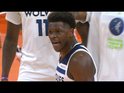 Anthony Edwards SCREAMING at Dillon Brooks 😳