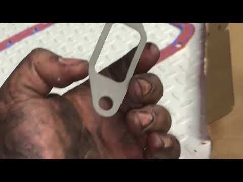 Replacing oil pan gasket with engine in truck. 2013 6.7 cummins.