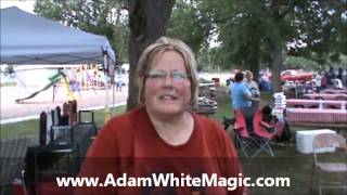 preview picture of video 'Beaver Crossing, NE magician Adam White gets a testimonial'