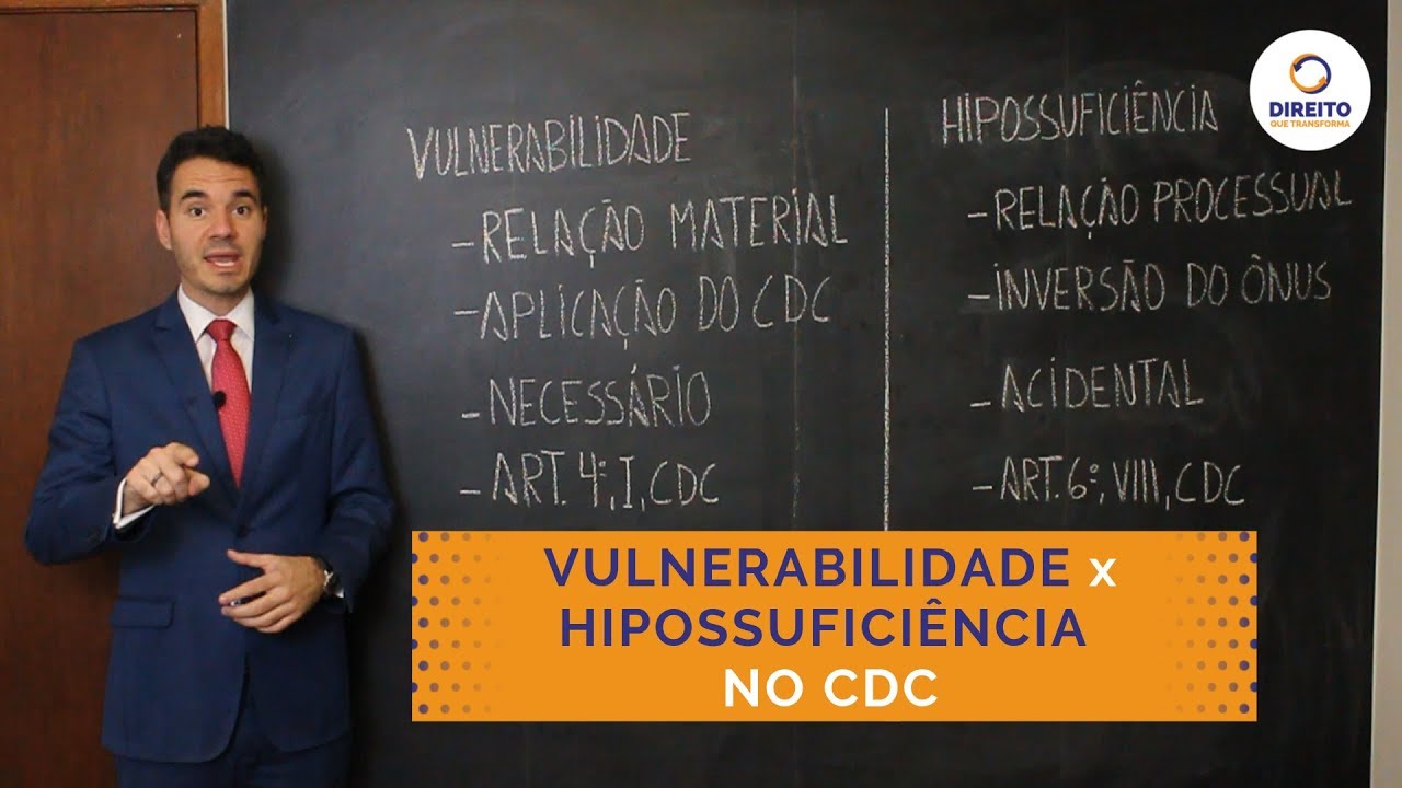 Vulnerabilidade X Hipossuficiência no CDC