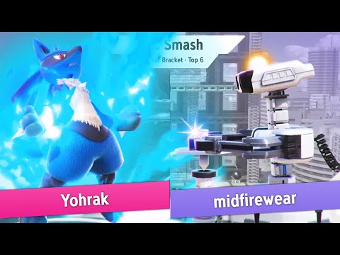 LSC Smash - Yohrak (Lucario) Vs. Midfirewear (R.O.B.) - Amateur Bracket - Loser R6