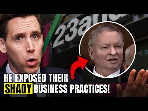 Hawley DESTROYS 23andMe CEO Over DNA Data Scandal