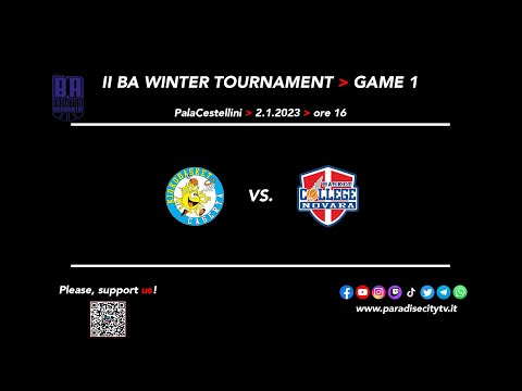 Highlights 2° BA Winter Tournament 2023 - Game 1 - Kiokobasket Caserta vs. College Basket Novara