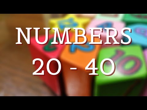 English for Beginners - Lesson 22 - Numbers 20 - 40