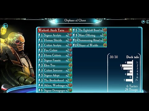 Th-MEME DECK 31: Orphans of Chaos (Atesh Tarsa) - Horus Heresy Legions