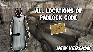 Granny padlock code location | granny padlock code all locations | padlock code granny locations