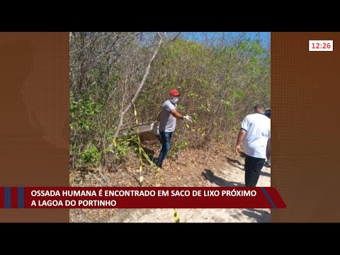 Ossada humana eÌ encontrado em saco de lixo proÌximo a Lagoa do Portinho 26 10 2021