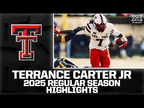 Terrance Carter Jr. Regular Season Highlights | 2025 Big 12 Football