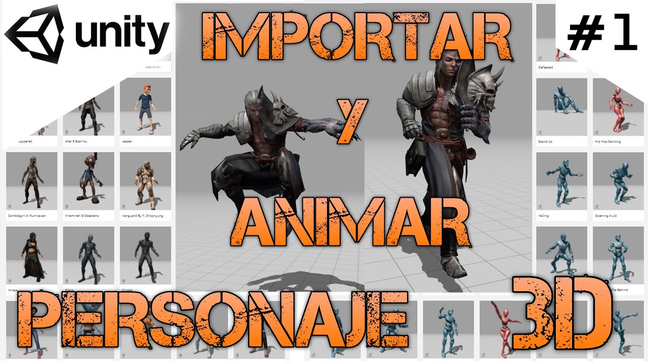 Importar y animar un personaje 3D/Unity Tutorial 2020