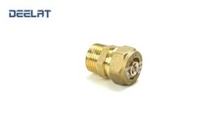 Compression Fitting For PEX Pipe Straight Male