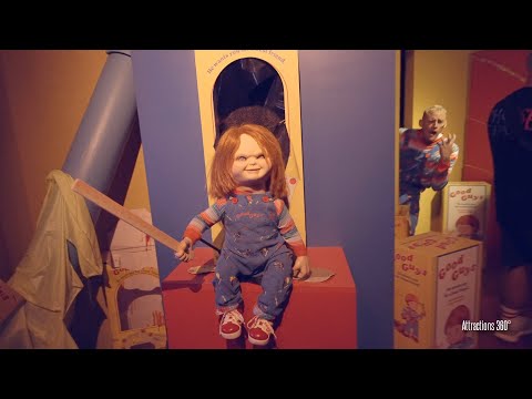 [4K] Chucky Haunted House Walk-through | Halloween Horror Nights 2023 Orlando | #HHN32