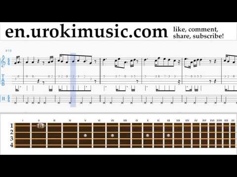 Ukulele lessons Maroon 5 - Cold Sheet Music Tutorial Part#2 um-nthli352