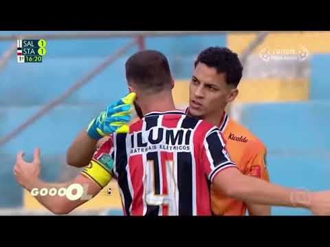 Salgueiro 1 x 1 Santa Cruz HD   MELHORES MOMENTOS
