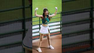 【台湾チア】Wingstars練習生芃芃　王柏融應援 #wingstars #台鋼雄鷹 #cheerleader