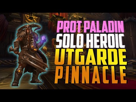 Solo Heroic Utgarde Pinnacle Prot Paladin POV - WotLK Classic