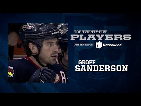 THE SANDMAN! Geoff Sanderson is the first Blue Jacket to Score a Hat Trick! 🧢🧢🧢 | Top 25 Players