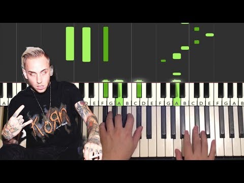 blackbear - hot girl bummer (Piano Tutorial Lesson)