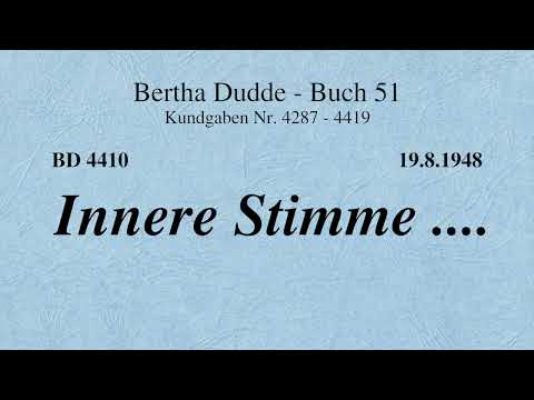 BD 4410 - INNERE STIMME ....