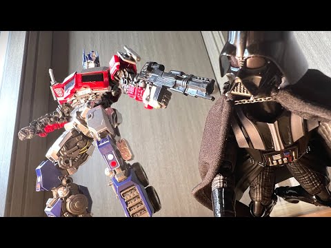 Optimus Prime vs Darth Vader | Transformers Stop Motion | Fortnite and Rise of the Beasts