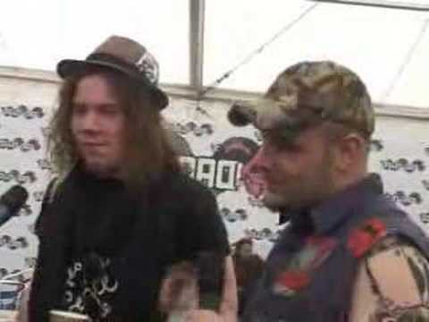 Ted Maul Backstage At Download 2008