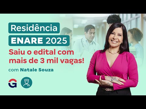 Residência ENARE | Saiu o edital com mais de 3 mil vagas!