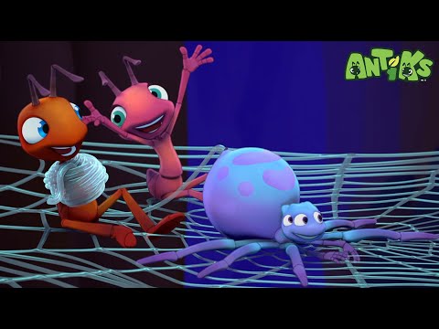 Spider Baby! | +60 Minutes of Antiks by Oddbods | Kids Cartoons | Party Playtime!