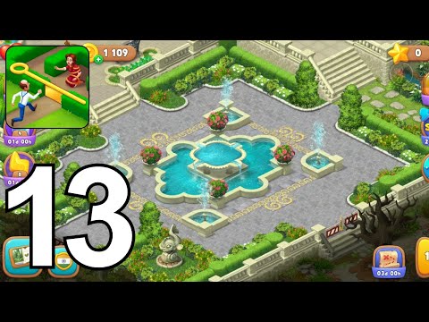 Gardenscapes - Gameplay Walkthrough | part 13 - Speedrun level 130 to 143 (iOS, Android)