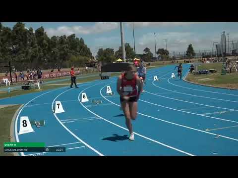 Girls U15 200m Heat 2: 2025/26 State Combined Event Championships
