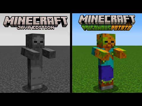 minecraft: normal vs poisonous potato update